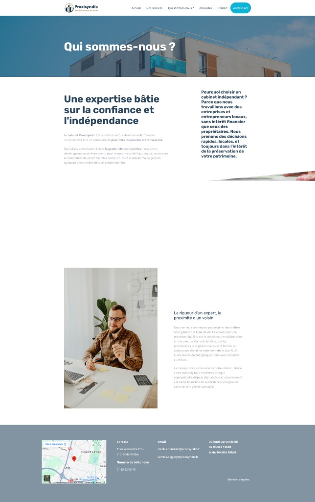 Qui sommes-nous : expertise, indépendance et proximité